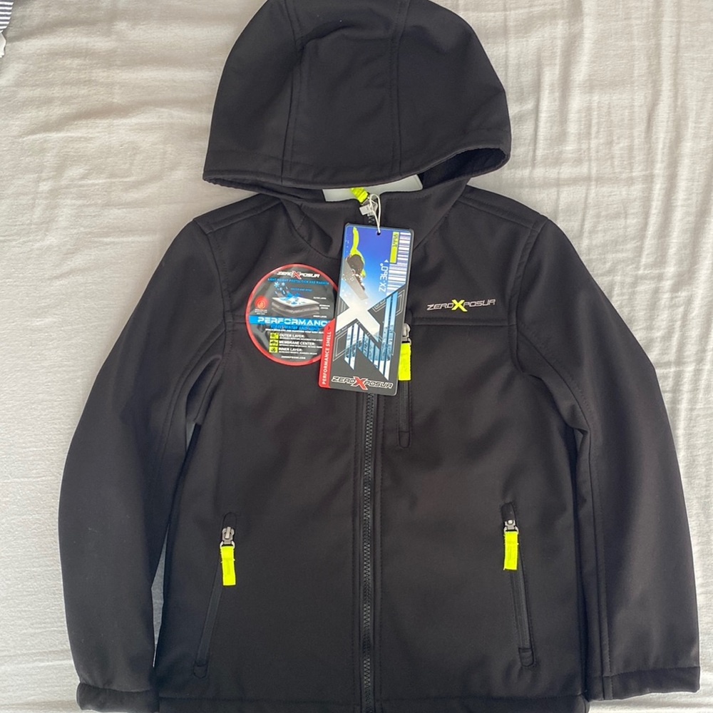 NWT- Boys Zero Xposur Performance Jacket. Sz L-7